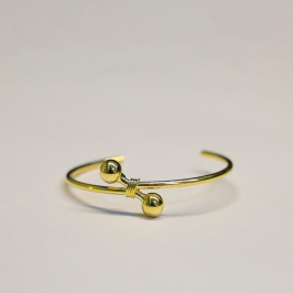 Bracelete Duas Bolas Entrelaçadas