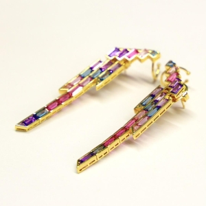 Brinco Longo Colorido