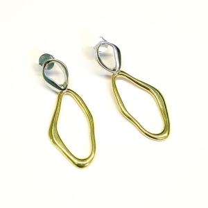 Brinco Longo Duas Cores