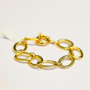 Pulseira Elos Grandes Trabalhados