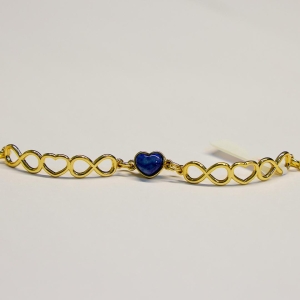 Bracelete Coração e Infinito