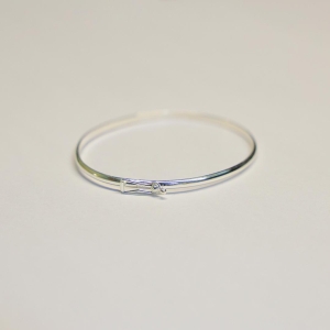 Bracelete Liso Prata 925