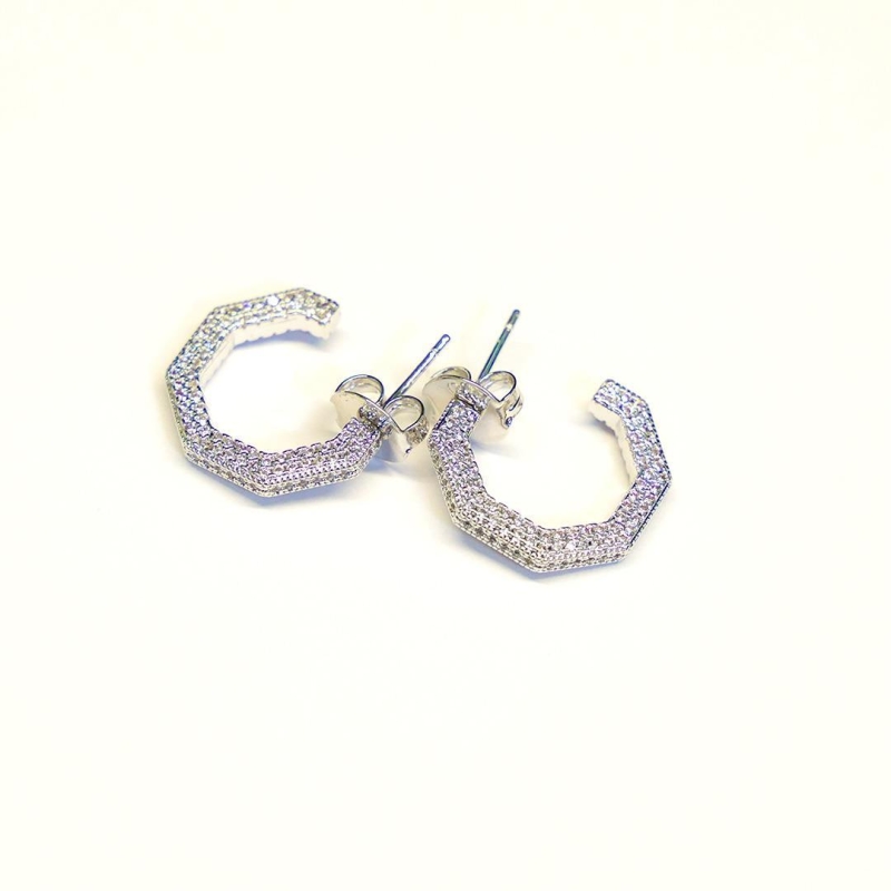 Argola Pequena Cravejada