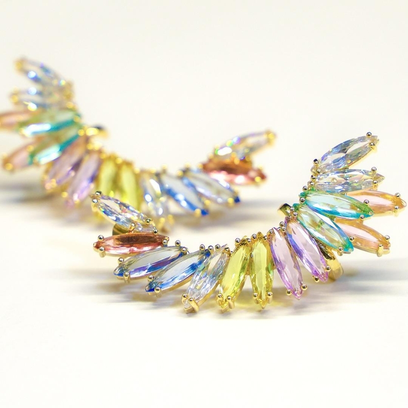 Brinco Asas Colorido