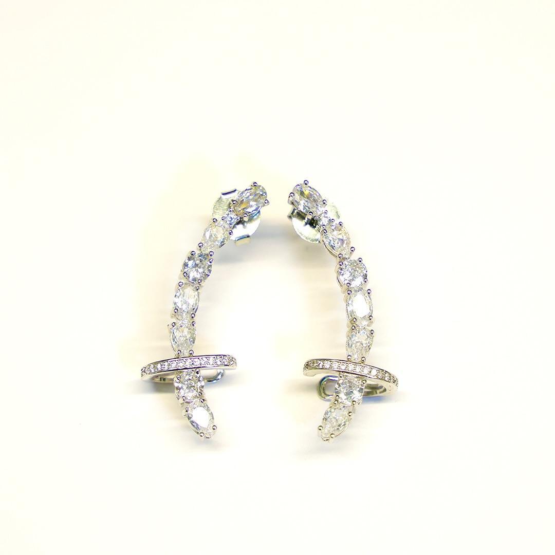 Earcuff Pedras Ovais